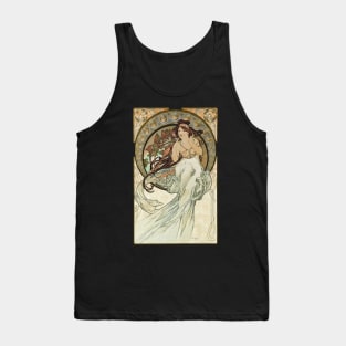 Mucha series The Arts:  Music Tank Top